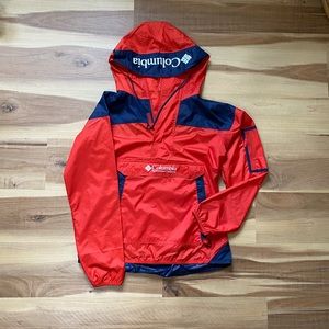 Lightweight Columbia pull over jacket